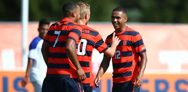 Noah Rhynhart celebrates his first goal of 2015.