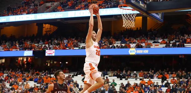 Tyler Lydon goes to the basket against Indiana (Pa.).