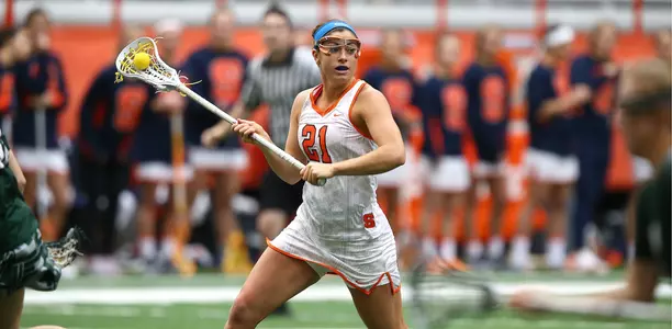 Kayla Treanor earned ACC and Inside Lacrosse Player of the Week honors after leading Syracuse by Loyola.