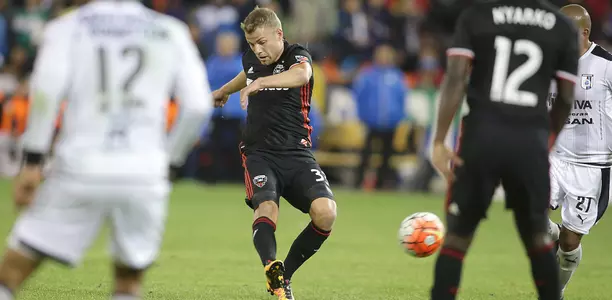 Julian Buescher scored his first professional goal for DC United.