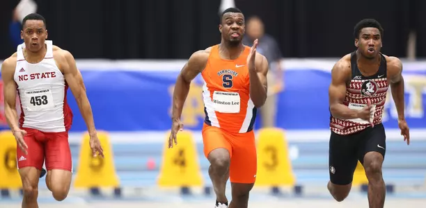 Winston Lee earned 4-points for the 'Cuse in the 60 meter.