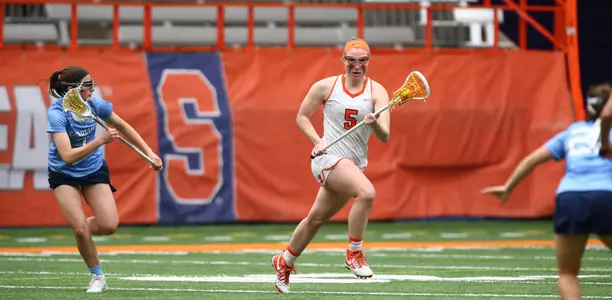 Haley McDonnell on the clear against North Carolina.