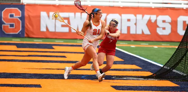 Kayla Treanor on the attack against Louisville.