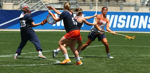 Syracuse takes the field at Talon Energy Stadium for practice prior to the national semifinals.