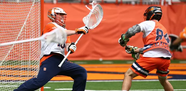 Tommy Palasek goes low to score against Evan Molloy