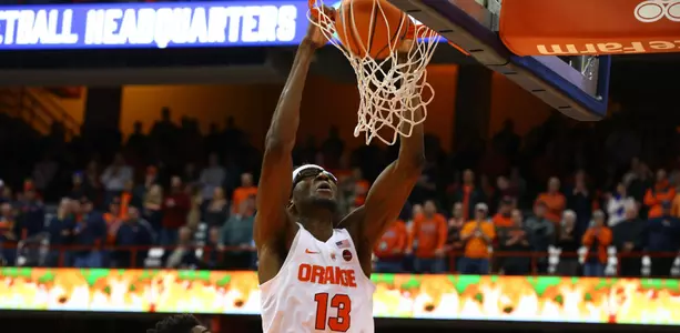 Pascal Chukwu led the Orange with 10 rebounds against Iona.