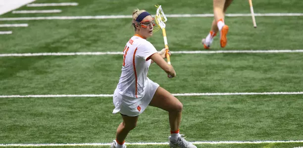 Devon Parker on the attack against Binghamton.