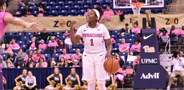 Alexis Peterson calls out a play
