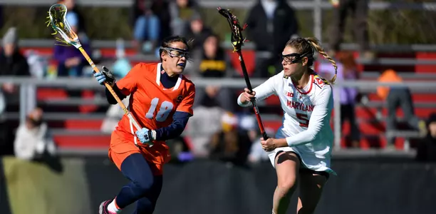 Neena Merola scored a pair of goals against Maryland.