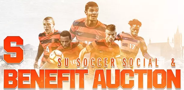 Syracuse men's soccer will hold its annual benefit auction and social on Friday, April 28.