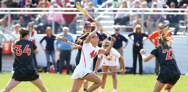 Mary Rahal scores the game-winner against Virginia Tech on a free-position goal.