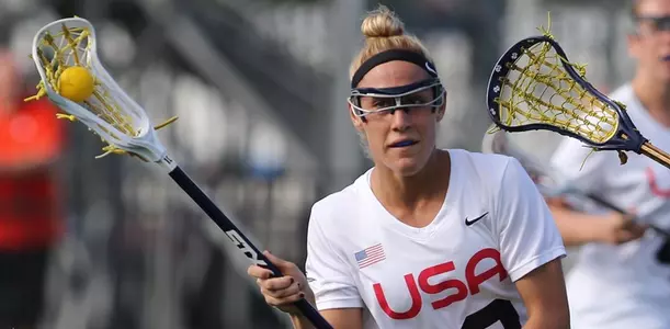 Becca Block helped anchor the U.S. defense and scored a goal in its win in the FIL World Cup quarterfinals.