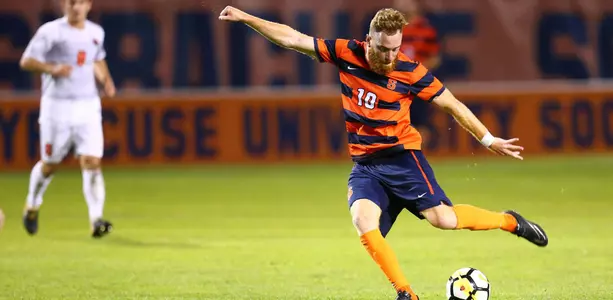 Hugo Delhommelle had an assist on the game-winning goal against Oregon State.
