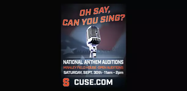 National Anthem Auditions