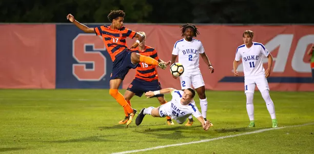 Tajon Buchanan takes on Duke.