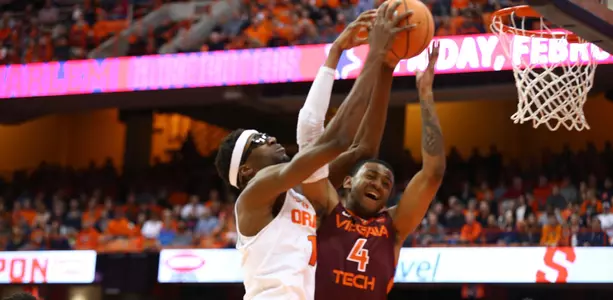The Syracuse defense held Virginia Tech to a season-low 56 points.