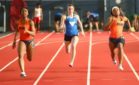 Eunice Boateng & Imani Clark in the 60 dash.