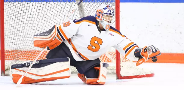 Miller stops puck vs. Mercyhurst