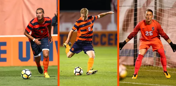 Three members of the Orange were named to the ACC All-Academic Team.