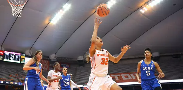 Miranda Drummond corrals a loose ball.