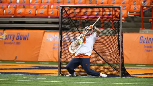 Asa Goldstock made 11 saves against UConn in the season opener.