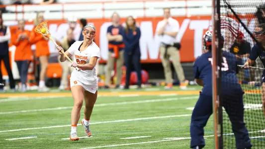 Kelzi Van Atta ready to take the shot against UConn.