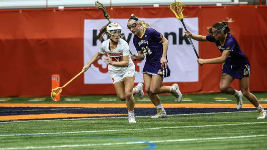Molly Carter was one of 12 different players to score for the Orange against Albany.