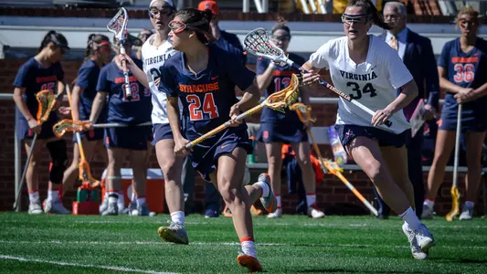 The Orange had their winning streak snapped at Virginia.