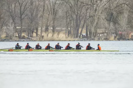 Third Varsity Eight boat vs. Wisconsin.