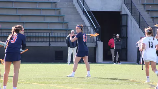 Emily Hawryschuk recorded a career-high eight points at Loyola