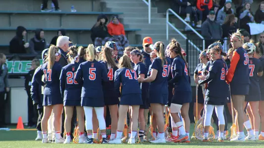 Head coach Gary Gait instructs his team during a timeout.