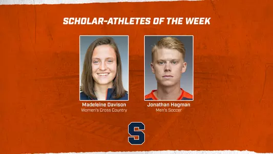 Scholar-Athletes of the Week, Hagman, Davison