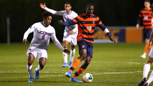 Nyal Higgins and the Syracuse defense posted a shutout against UConn.