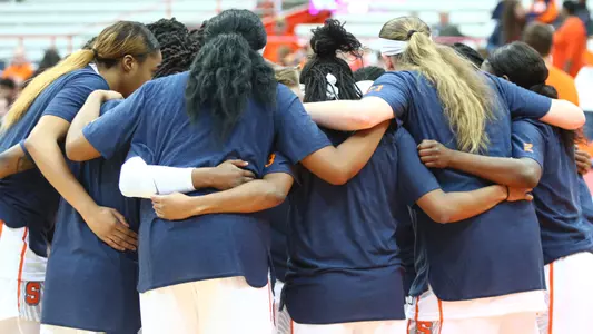 WBB Team Huddle