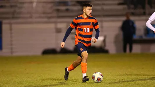 Ryan Raposo scored on a penalty kick against Rhode Island in the NCAA Tournament.