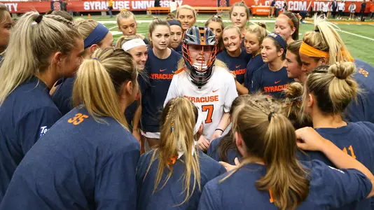 Syracuse defeated UCoon, 18-6, in the 2019 season opener.