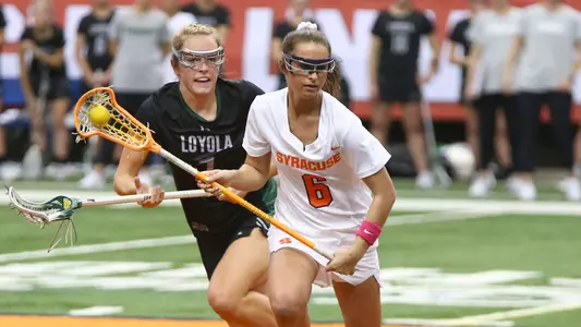 Braelie Kempney had 10 draw controls against Loyola.