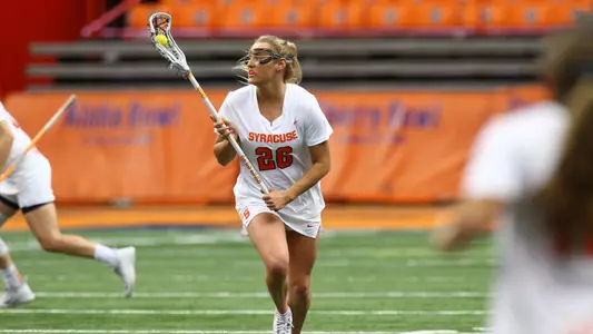 Sarah Cooper earned ACC Defensive Player of the Week honors after helping Syracuse defeat Loyola and Virginia.