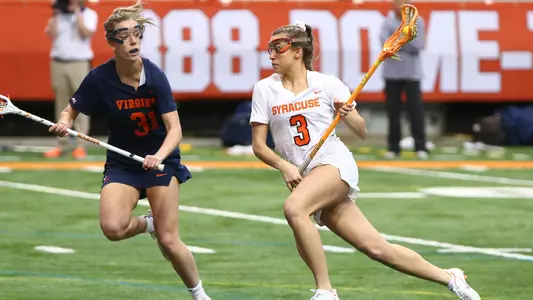 Sam Swart recorded three points against Virginia.