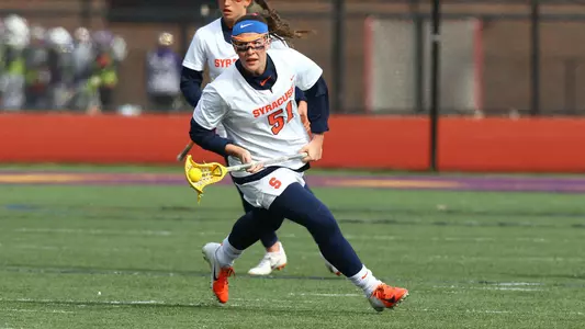 Emily Hawryschuk scored three goals against Virginia Tech.