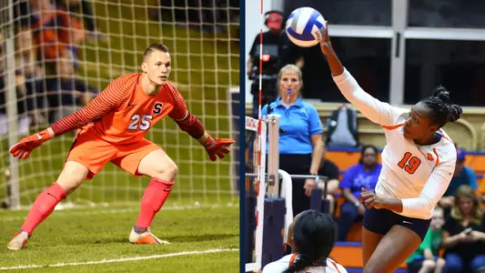 Hendrik Hilpert and Santita Ebangwese are 2019 University Scholars.