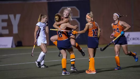 Lau goal celebration with Char.