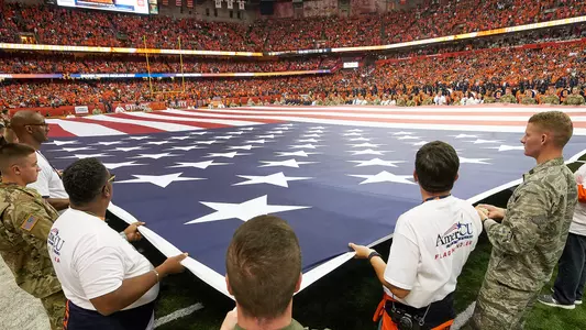 Dome Full Flag Field Anthem