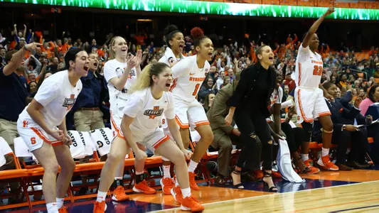 Syracuse Bench Celebration