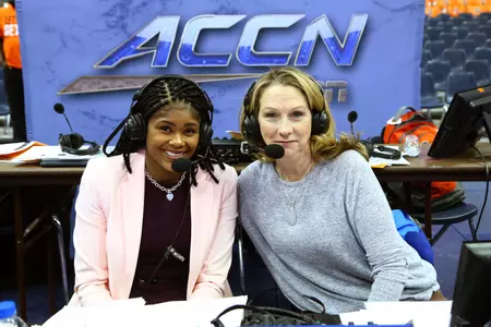 ESPN's Beth Mowins and Isis Young
