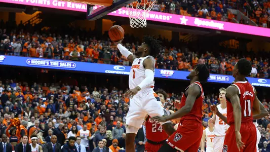 Quincy Guerrer posted a double-double against NC State.