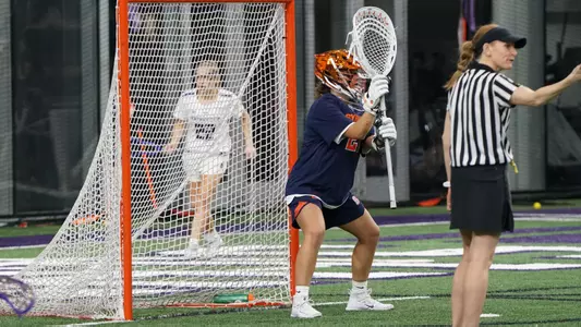 Asa Goldstock made eight saves against No. 6 Northwestern.