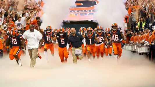 Football team entrance