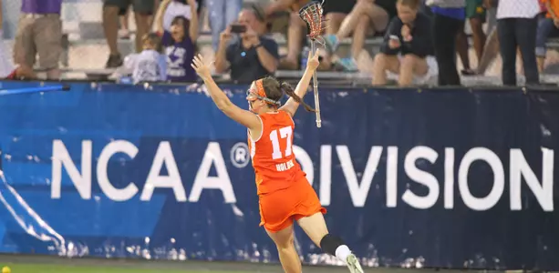 Sarah Holden celebrates her game-winning goal against Florida in the 2012 national semifinals.