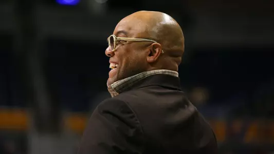Quentin Hillsman coaching at Pittsburgh